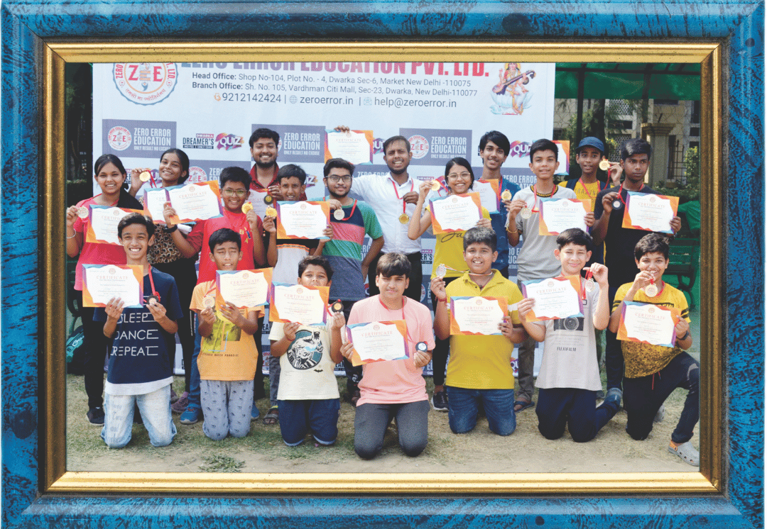 Header: "🏆 Awards & Achievements" with a tagline like Celebrating Our Proud Moments. Row 1: Three individual award photos (gold frame) in equal-sized cards. Row 2: Two group achievement photos (blue frame) side by side for balance. Hover effect: Enlarge photo slightly with a soft glow when hovered. Background: Subtle gradient (light gold → white) to match the award theme.