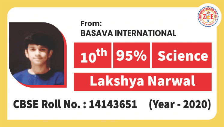 Arihant Mahajan – 2020 – 95% Chemistry (12th) Divraj Walia – 2023 – 96% Maths (10th) Arushi Arora – 2019 – 95% Science (10th) Lakshya Narwal – 2020 – 95% Science (10th)